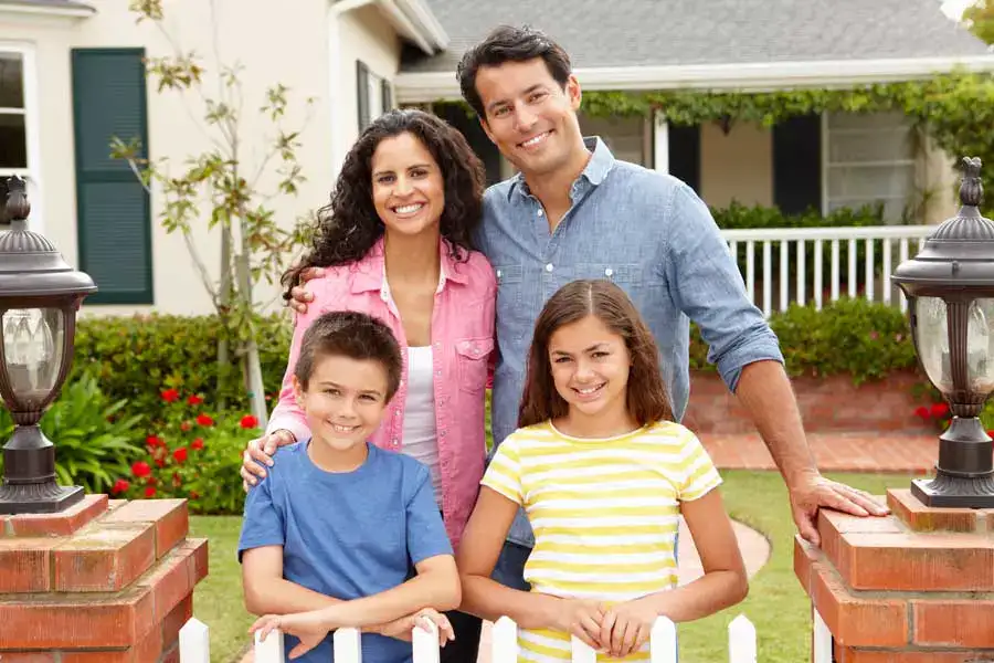 Happy Family after a job well done