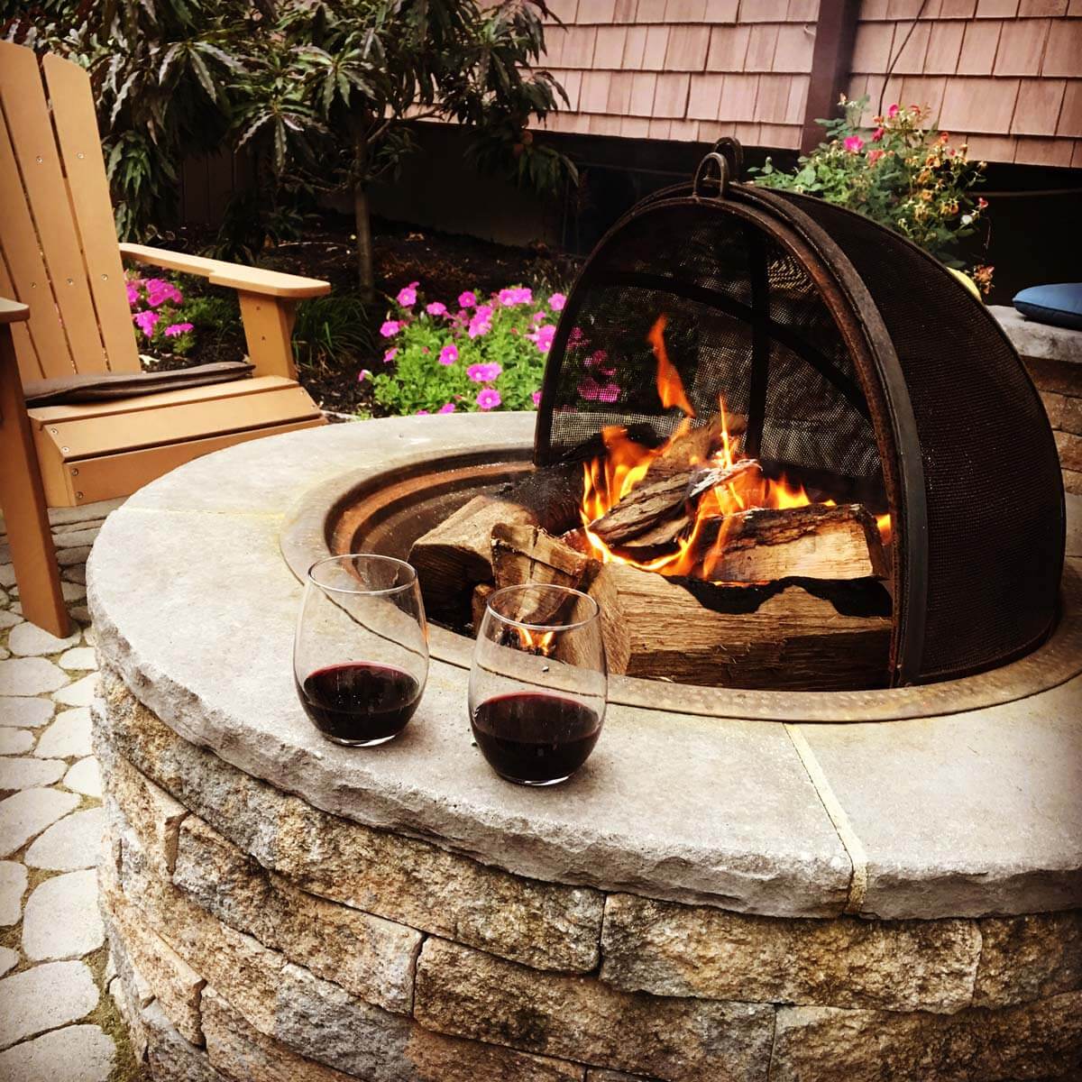 Small Stone Firepit