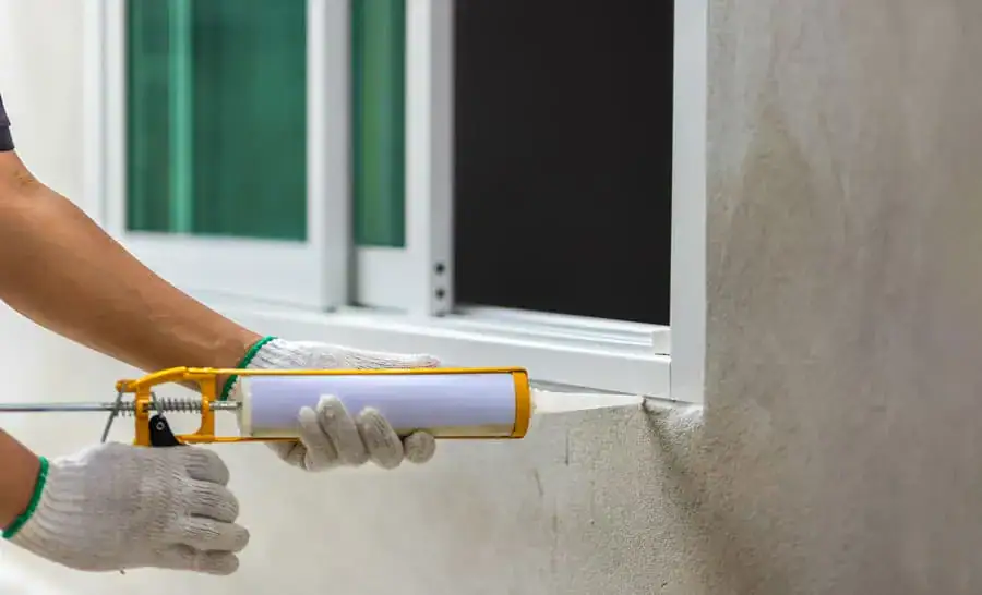 Caulking Below Window