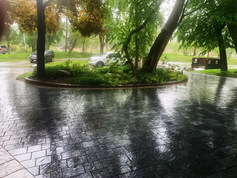 driveway interlock stone pavers