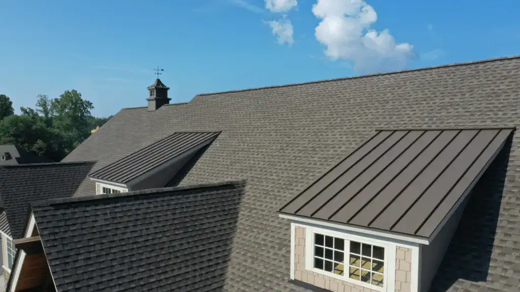 A modern Toronto home with a cool roof designed to reflect sunlight and reduce heat absorption.