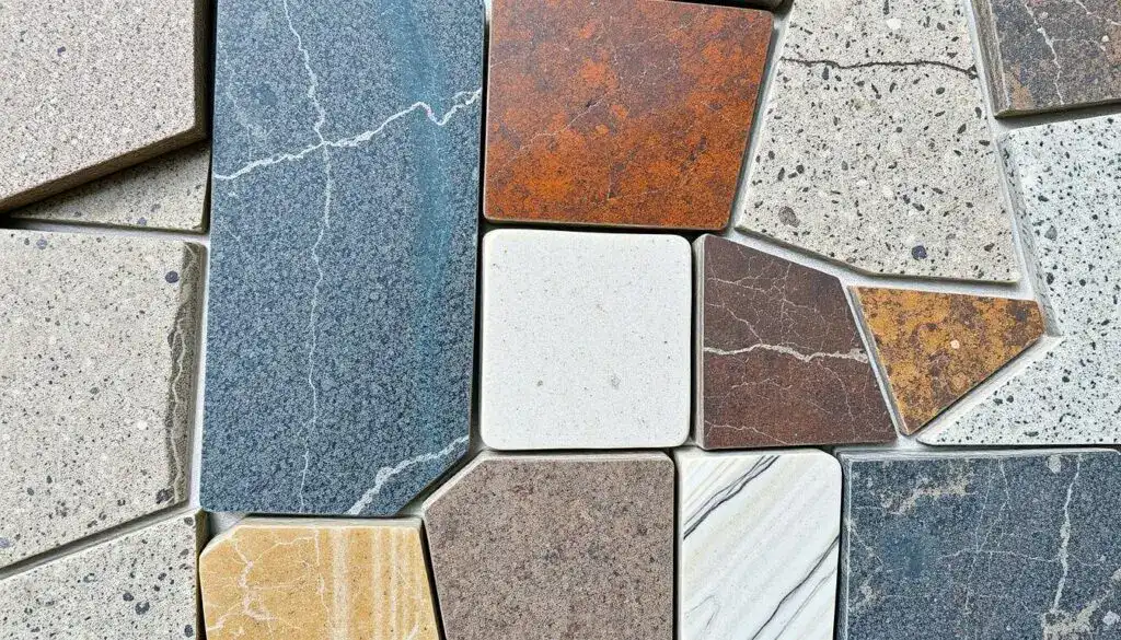 man-made stone composition