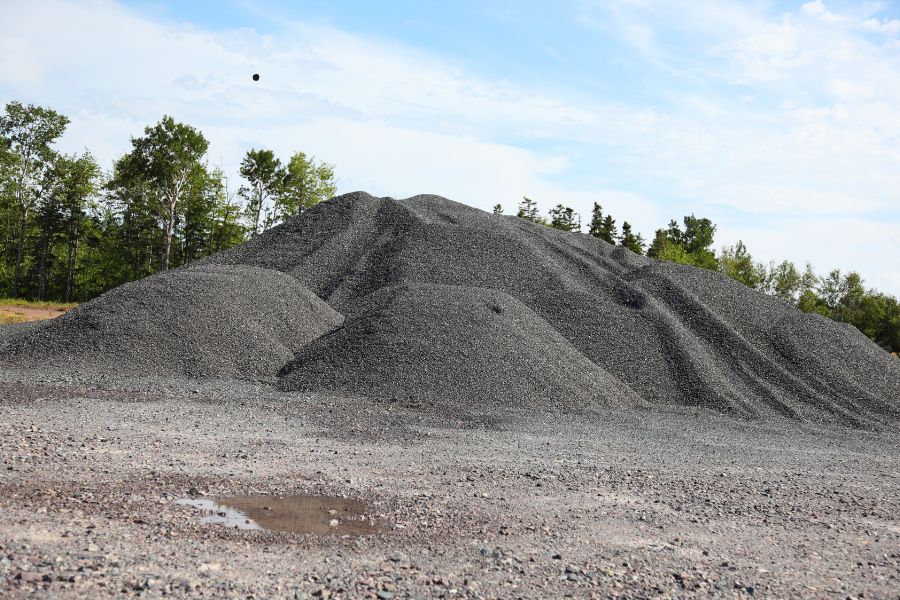 Course construction sand