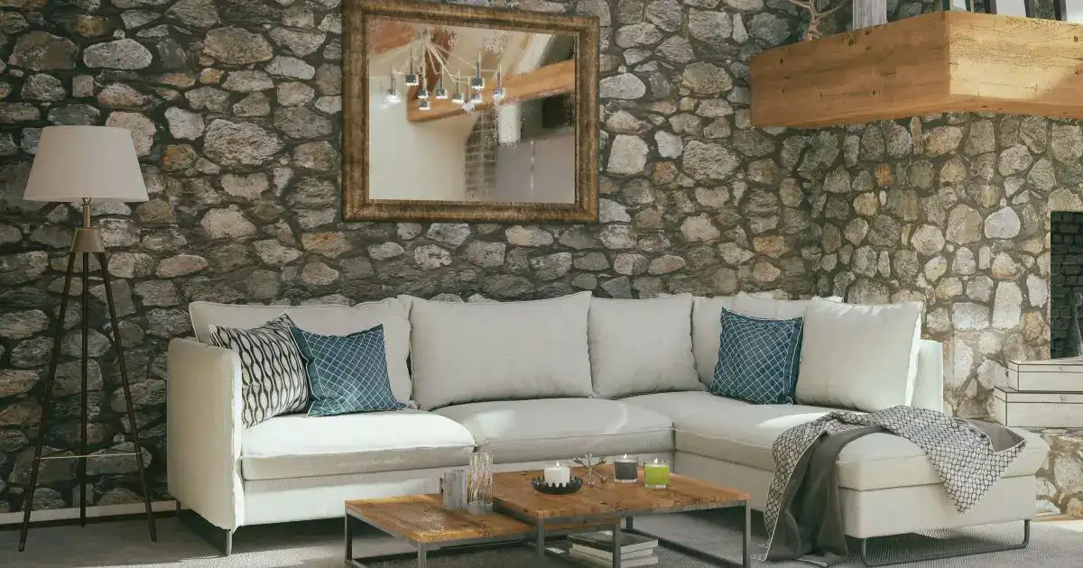 brick stone veneer wall
