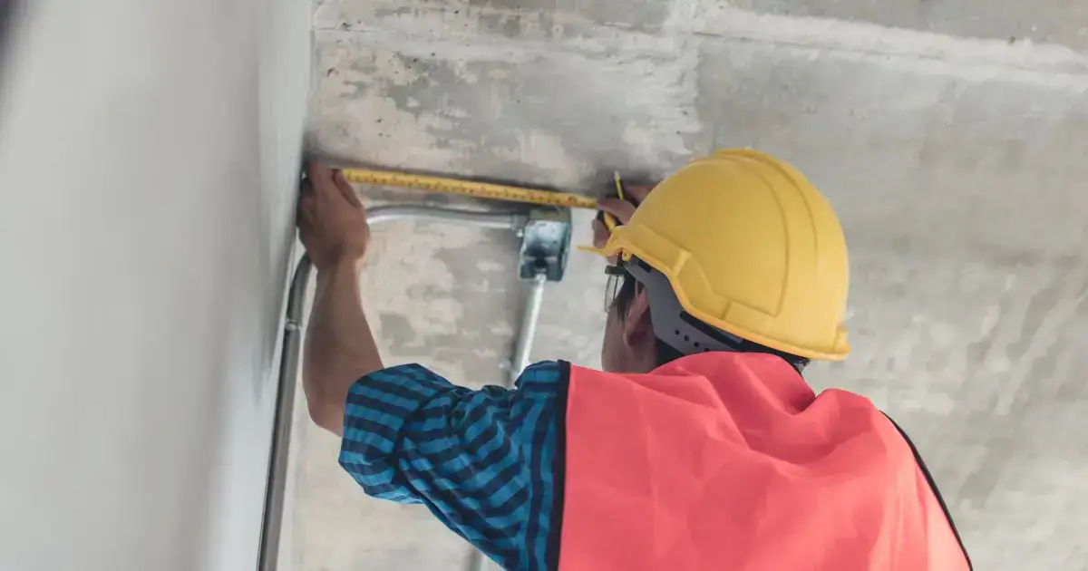 measuring ceiling in inches to ft