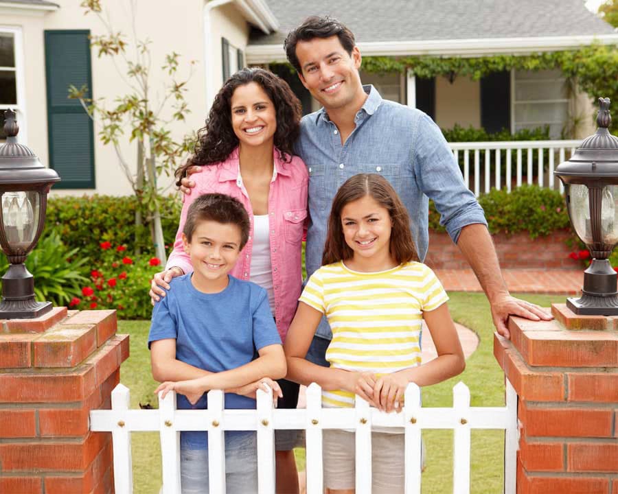 A happy family thanks to A&A Masonry