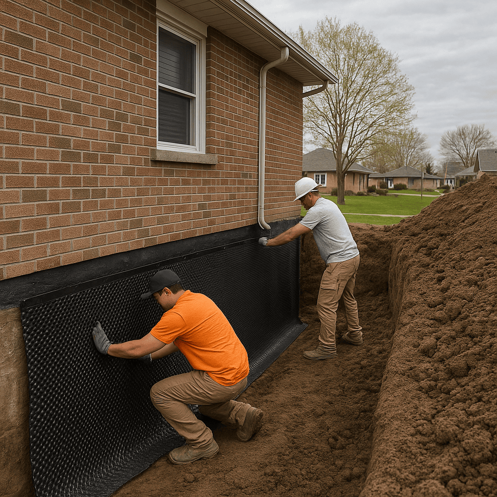 Basement & Foundation Waterproofing Kitchener | A&A Masonry