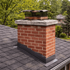 Chimneys are highly exposed masonry structures, which makes top protection especially important in Toronto's weather.
