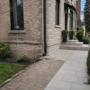 Toronto masonry area in spring showing the difference between repair needs and upgrade potential