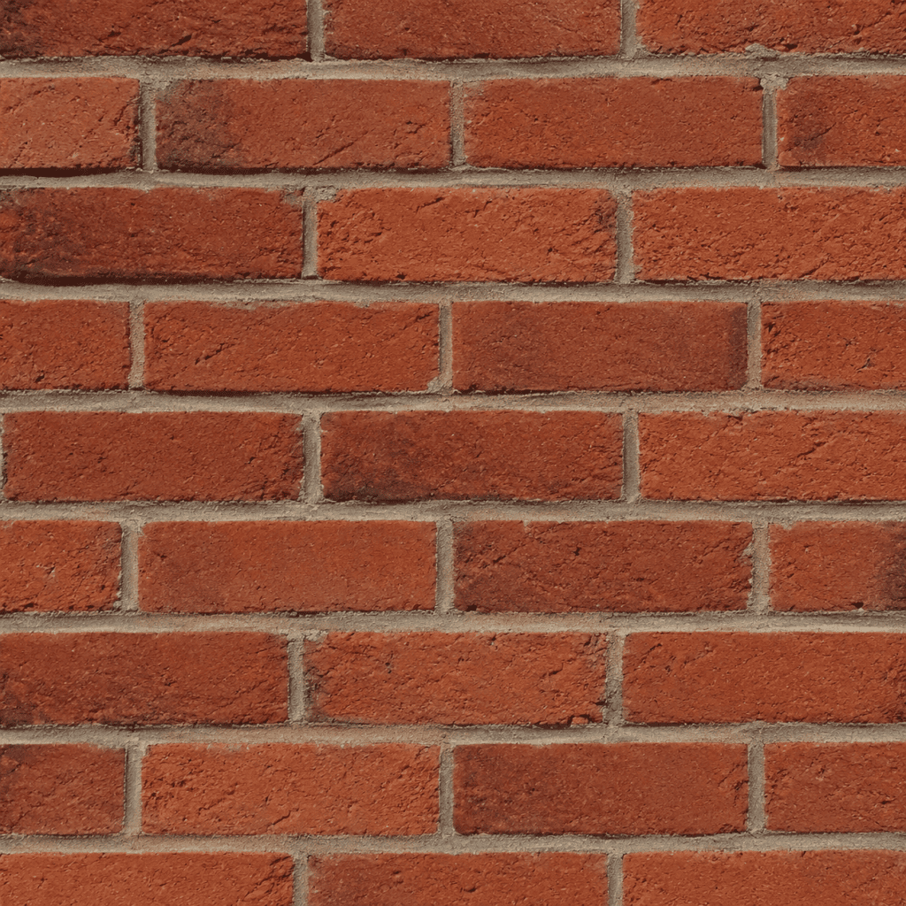 Running bond brick pattern on a Toronto residential wall