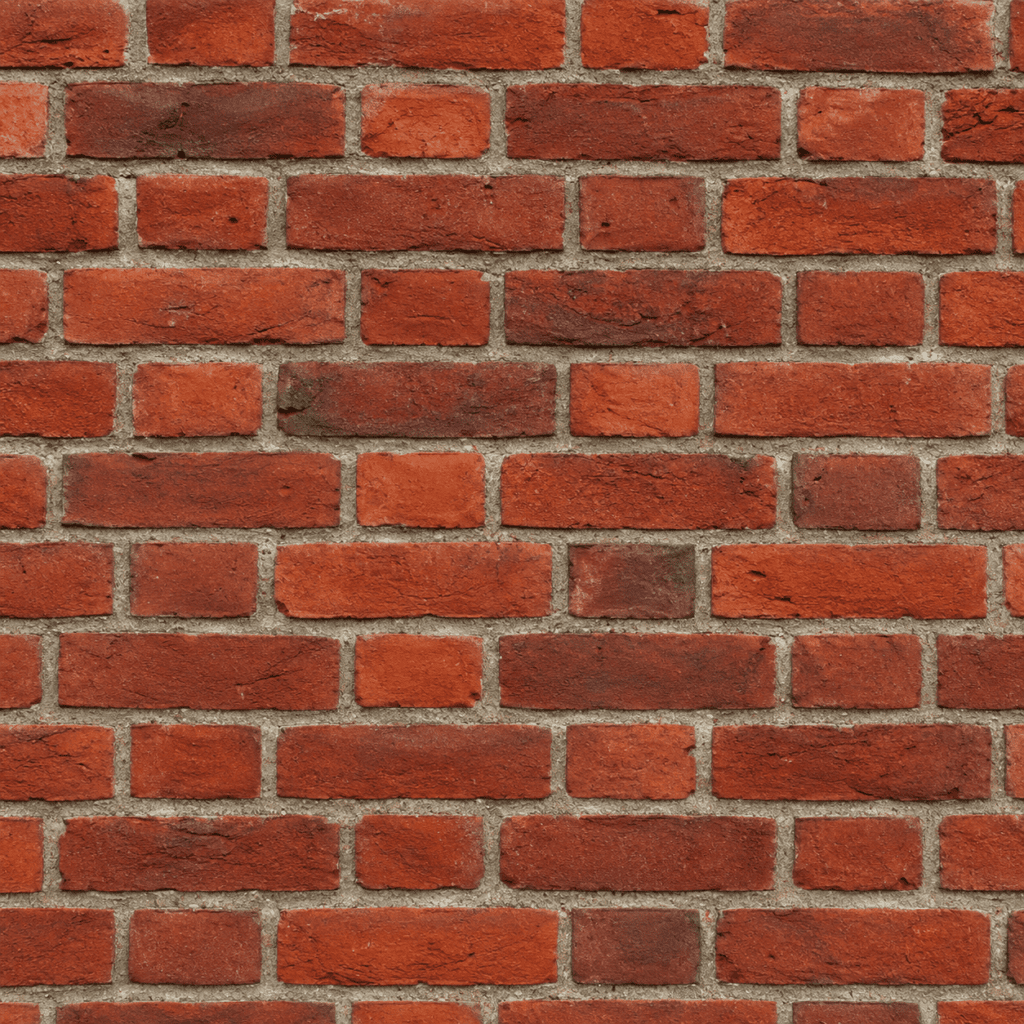 Flemish bond brick pattern with alternating headers and stretchers