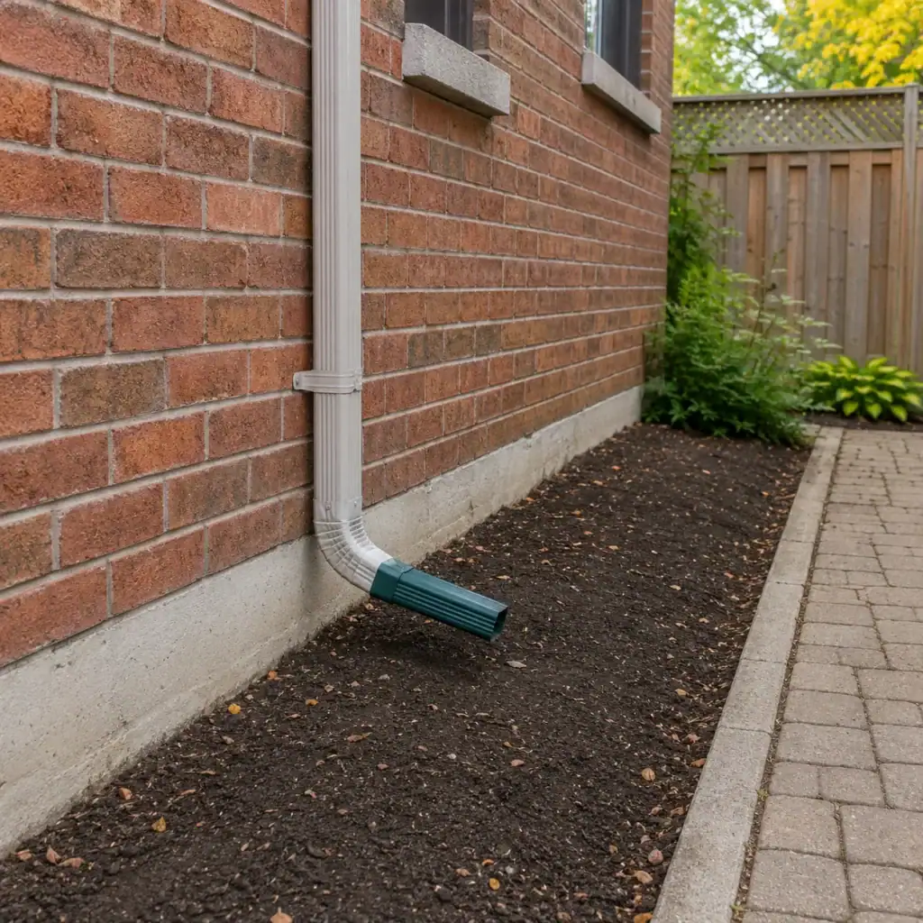 Improved drainage around brick masonry before sealing
