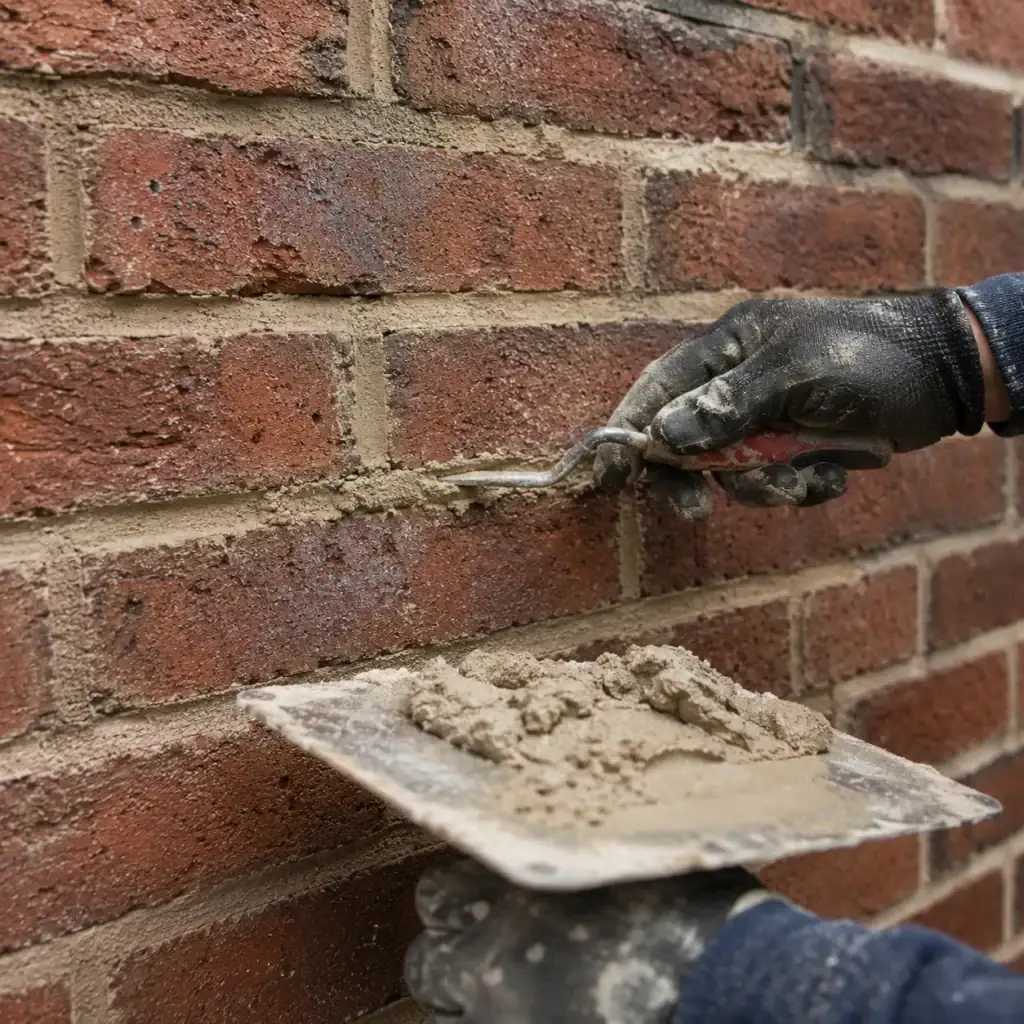 Compatible mortar used to repoint older Toronto brickwork