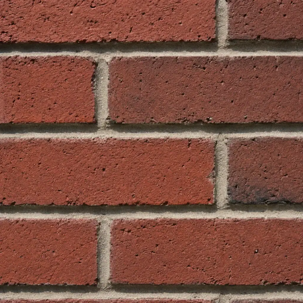 Clean mortar joints between red brick on a Toronto home