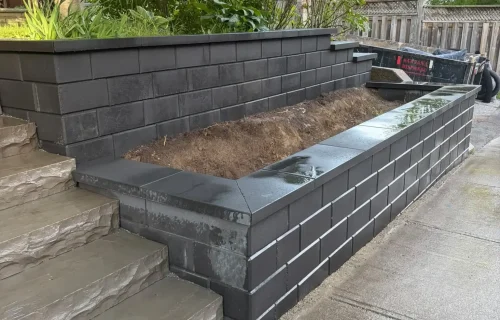 Dark Retaining Wall
