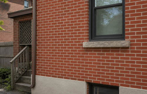 After brick restoration