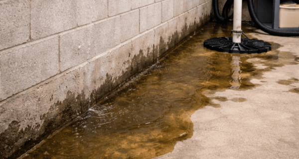 Basement water seepage and drainage issues