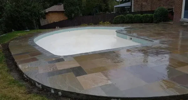Stone Pool Deck