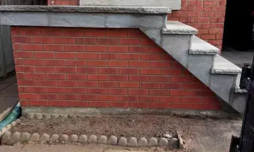 spalling bricks after